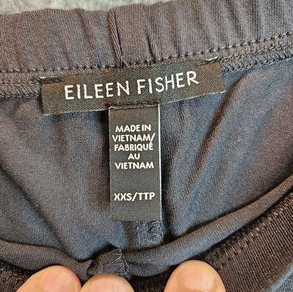 Eileen Fisher Womens Charcoal Gray Pull On Leggings Sz XXS Athleisure Casual - Picture 10 of 10
